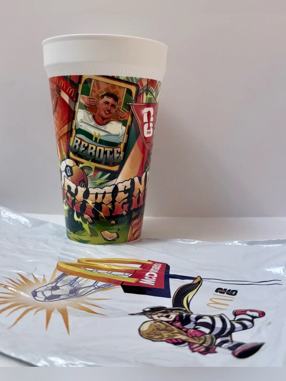 McDonalds FIFA World Cup 2026 Santiago Gimenez Bebote Mexico Collector Cup